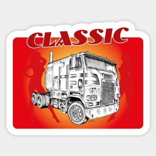 Freightliner truck design Sticker